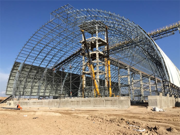 商丘煤机油桶翘工程网架